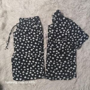 Tabitha Webb Heart 2 Piece Pajamas‎ Med